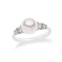 Anello Comete Donna in Oro bianco Diamante 0.3 Ct ANP379-13 - ANP379-13